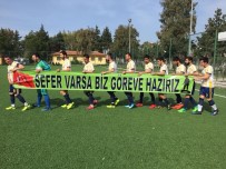 AZGANLıK - Hatay'daki Amatör Maçta 'Sefere Hazırız' Mesajı