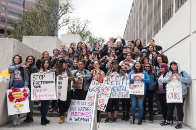 Los Angeles'da Kadınlar Yürüdü