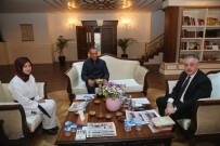 TEKVANDO - Şampiyon Sporcudan Başkan Remzi Aydın'a Ziyaret