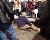 KARADENIZ SAHIL YOLU - Aracın Çarpması Sonucu Yaralanan Şahıs Bakın Kim Çıktı !