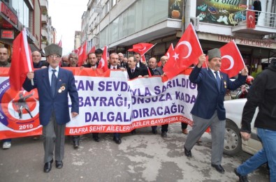 Bafra'da Zeytin Dalı Harekatı'na Destek Yürüyüşü