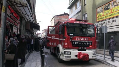 Düzce'de Restoran Yangını