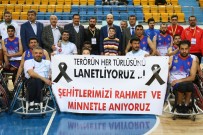 TEKERLEKLİ SANDALYE BASKETBOL - Taha Akgül'deki İlk Maçı Bilal Erdoğan Ve Başkan Ak Birlikte İzledi