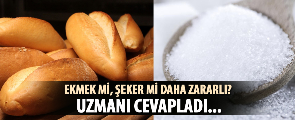 Ekmek mi, şeker mi daha zararlı?