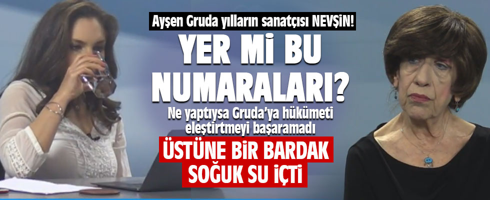 Nevşin Mengü Ayşen Gruda'dan istediği yanıtları alamadı