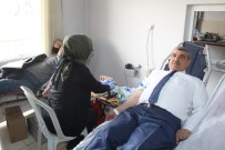 SENDİKA BAŞKANI - Şeker İşçileri, Mehmetçik İçin Kan Bağışında Bulundu