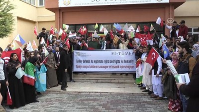 Yabancı Öğrenciler Burslarını Mehmetçik'e Bağışladı