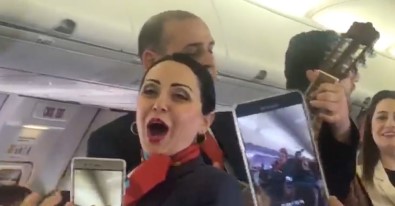 Antalya-Berlin Uçağında Müthiş Sürpriz