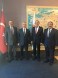 MUSTAFA ATAŞ - Başkanlar, Mustafa Ataş'ı Ziyaret Etti