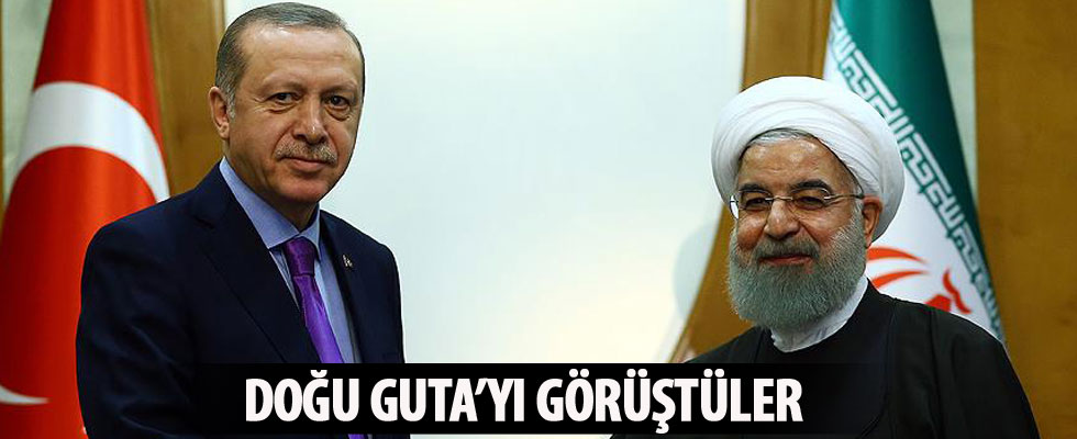 Erdoğan ile Ruhani Doğu Guta'yı görüştü