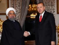 ÜÇLÜ ZİRVE - Erdoğan İran Cumhurbaşkanı Ruhani İle Görüştü