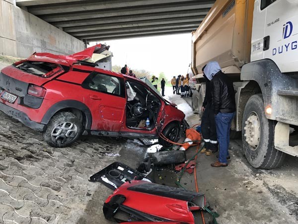 Genç mühendis feci şekilde can verdi