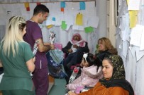 TÜP BEBEK - Hastalarını Karanfille Karşıladı