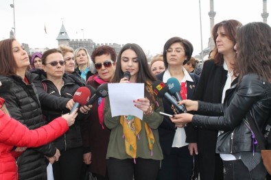 Kayseri'de Kadınlar 8 Mart İçin Alanlardaydı