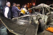 KIRMIZI IŞIK - Polisten Kaçarken Kaza Yaptılar