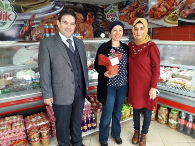 SESO Başkanı Sağır, Kadın Esnafı Ziyaret Etti