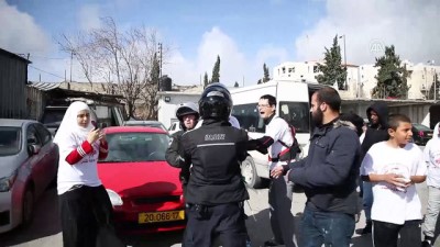 İsrail Maratonunu Protesto Etmek İsteyen Filistinlilere Engel