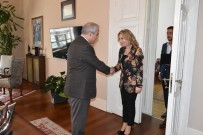 LOKANTACILAR ODASI - Vali Güvençer, Türkiye'nin İlk Kadın Lokantacılar Odası Başkanını Ağırladı