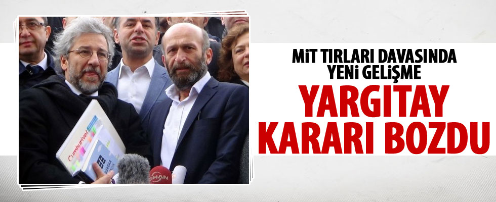 Yargıtay'dan flaş Can Dündar kararı