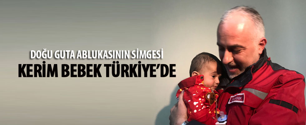 Doğu Guta ablukasının simgesi Kerim bebek Türkiye'de