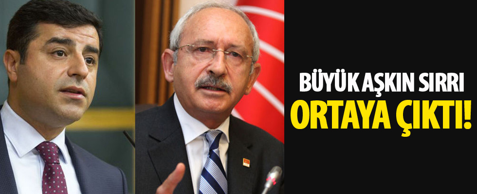 CHP'nin Demirtaş aşkının sırrı ortaya çıktı