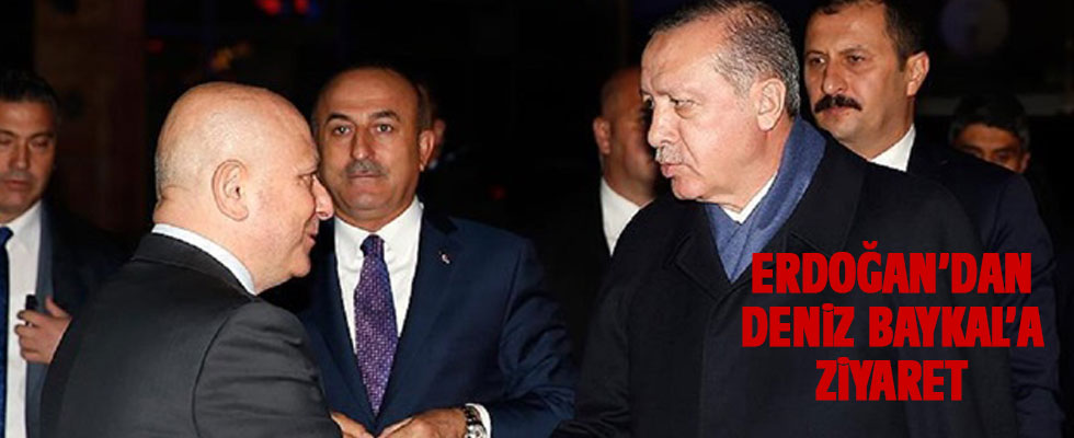 Cumhurbaşkanı Erdoğan, Deniz Baykal'ı ziyaret etti