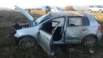 KıRELI - Konya'da Otomobil Takla Attı. 4 Yaralı