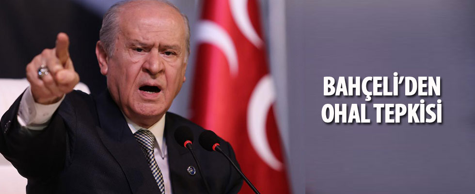 Bahçeli: Tehdit geçmedi ki OHAL kalksın