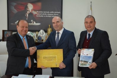 PTT Aydın Başmüdürü Barutçu'dan Başkan Özakcan'a Ziyaret