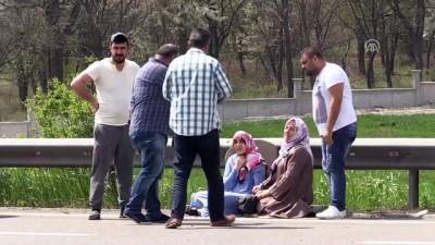 Anadolu Otoyolu'nda Trafik Kazası Açıklaması 2 Yaralı