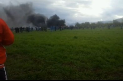 Cezayir'de Uçak Düştü Açıklaması İçinde 200 Asker Vardı