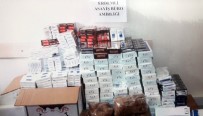 Erdemli'de 2 Bin 250 Paket Kaçak Sigara Ele Geçirildi