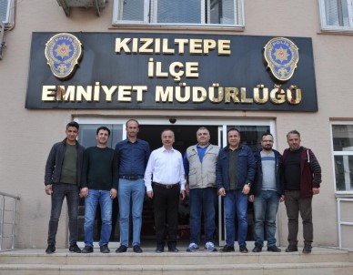 Kızıltepe'de Gazetecilerden Emniyete Ziyaret