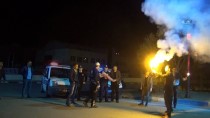 Manisa'da Polislere Meşaleli Kutlama