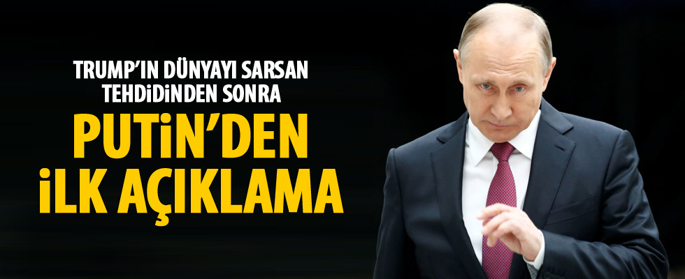 Trump'tan sonra Putin de konuştu