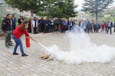 Çemişgezek'te  Yangın Eğitimi