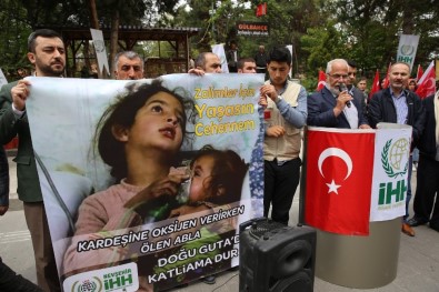 Doğu Guta'ya Kimyasal Saldırı Nevşehir'de Protesto Edildi