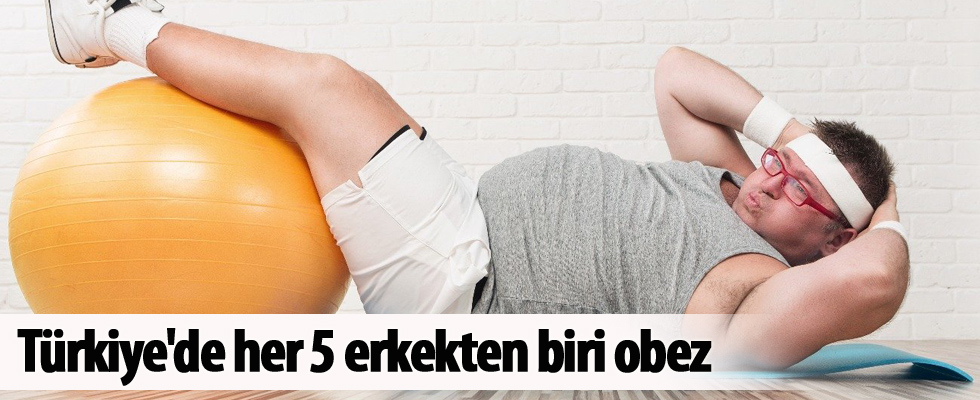 Türkiye'de her 5 erkekten biri obez