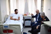 JANDARMA GENEL KOMUTANI - Bakan Soylu'dan Tedavi Gören Askerlere Ziyaret