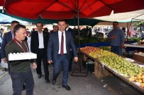 MIRAÇ KANDILI - Başkan Yücel, Lokum Ve Su Kabağı Fidesi Dağıttı