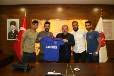 Karabükspor Futbolcularından Başkan Vergili'ye Ziyaret