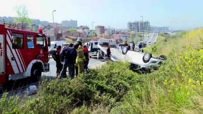 Maltepe'de Trafik Kazası Açıklaması 2 Yaralı