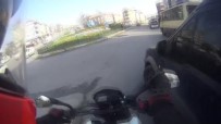 Ters Dönüş Yapan Araç Motosiklete Çarptı