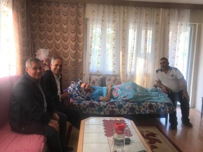 Başkan Yaman'dan Hasta Ziyareti
