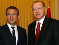 Cumhurbaşkanı Erdoğan, Macron'la telefonda Ggörüştü