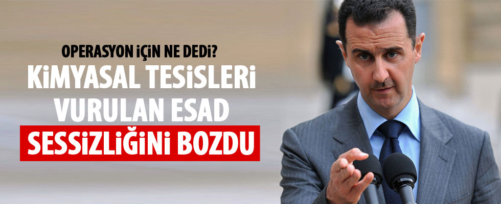 Esad'dan ilk açıklama!