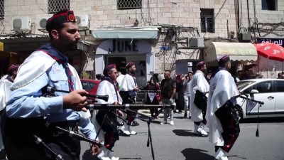 Kudüs Sokaklarında Miraç Kandili Coşkusu