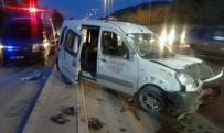 Başkent'te Panelvan Otomobile Çarptı Açıklaması 6 Yaralı