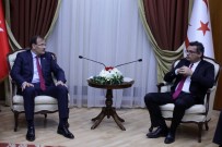 LEFKOŞA - Hakan Çavuşoğlu, KKTC Başbakanı Erhürman İle Bir Araya Geldi