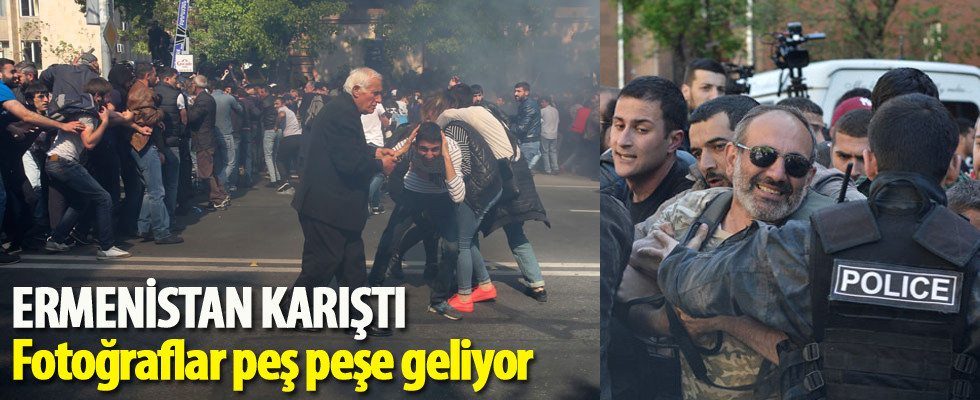 Ermenistan'da Sarkisyan'a karşı gösteriler sürüyor